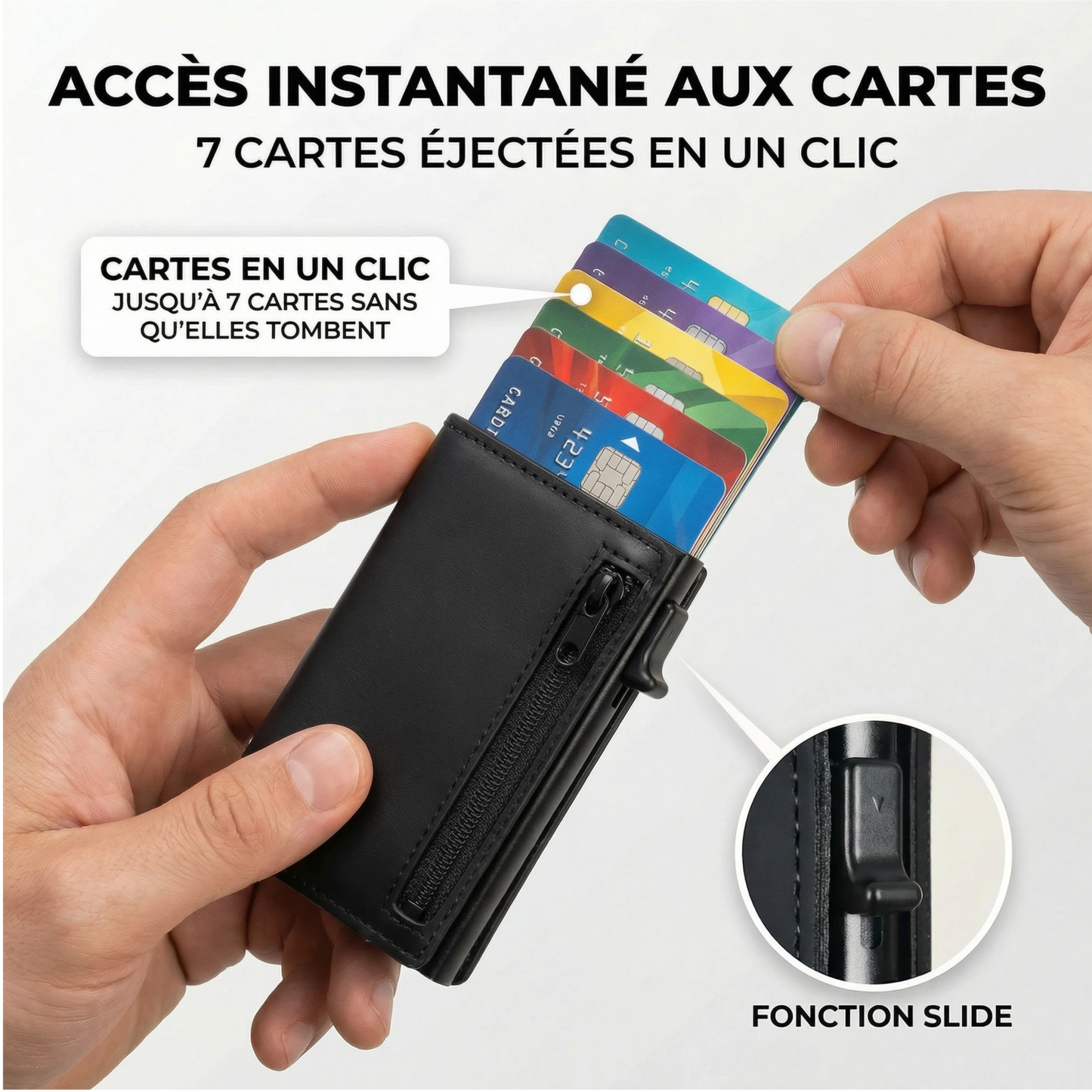 AEGIVOR Wallet - Portefeuille Anti-RFID
